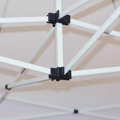 Barnum pliant - Tente pliante 3x3m 250 g/m² carré 32mm blanc - Tentes pliantes, Barnums pliants-1