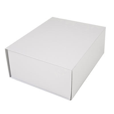 Boîtes aimantées - blanc brillant - 27 x 21 x H 10,5 cm - par 5 - Boites aimantées-3