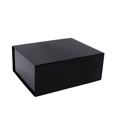 Boîtes aimantées - noir brillant - L 27 x P 21 x H 10,5 cm - par 5 - Boites aimantées