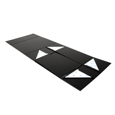 Boîtes aimantées - noir brillant - L 27 x P 21 x H 10,5 cm - par 5 - Boites aimantées-2