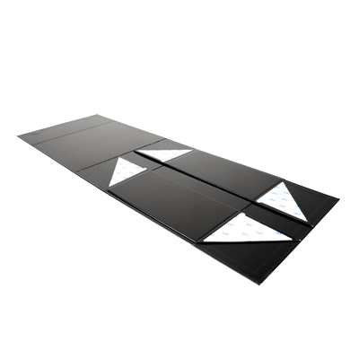 Boîtes aimantées - noir brillant - 31 x 25 x H 12,5 cm - par 5 - Boites aimantées-2