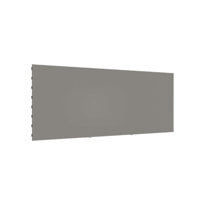 Fond tôle plein pas de 25 mm - Ligne Store gris métallisé pas de 25 mm