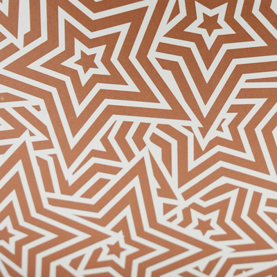 Corbeille carton rectangulaire Origami 33 x 20 x 7,5 cm cuivre / blanc, paquet de 10 - Corbeilles carton-3