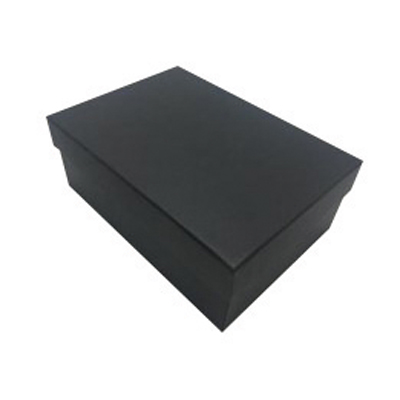 Boîte cadeau noire carton kraft 15 x 21 x 8 cm - Paquet de 4 - Boites cloches