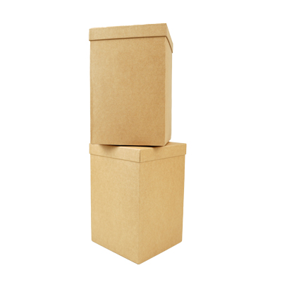 Boîte rectangulaire à couvercle amovible - 20 x 20 x H 30 cm - Boites cloches-1