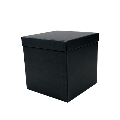 Boîte carrée kraft à couvercle amovible - 20 x 20 x 20 cm - Boites cloches-2