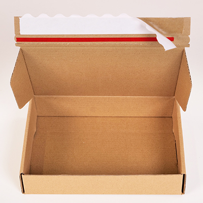 Carton d'expédition brun avec bande adhésive 31 x 22 x 12 cm, paquet de 20 - Cartons d'expédition, Boîtes d'expédition-1