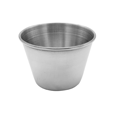 Pot à sauce rond 55ml ø5,7cm inox – Lot de 5 - Verrines