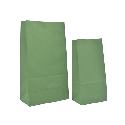 Pochette cadeau SOS kraft vert tilleul 9x6x18 cm 70 g/m² - Paquet de 250 - Pochettes SOS kraft-1