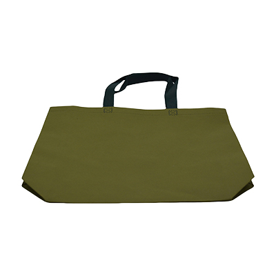Sac cabas polypropylène non tissé kaki 40+10x30 cm - Sacs non tissés-1