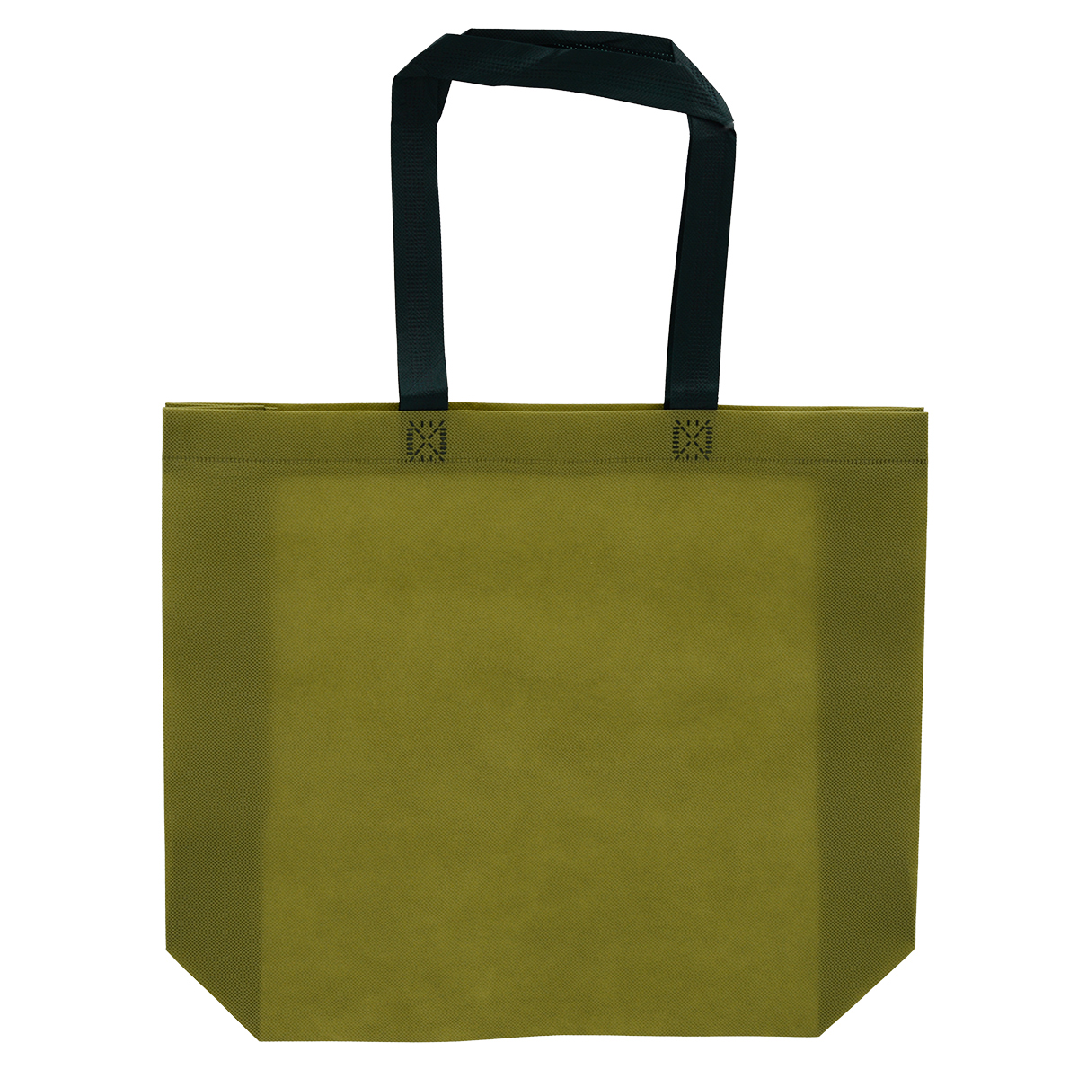 Sac cabas polypropylène non tissé kaki 40+10x30 cm - Sacs non tissés-2