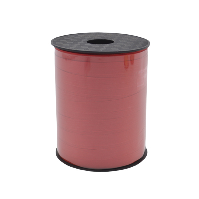 Bolduc mat rouge 10 mm x 250 m polypropylène - Bolducs unis