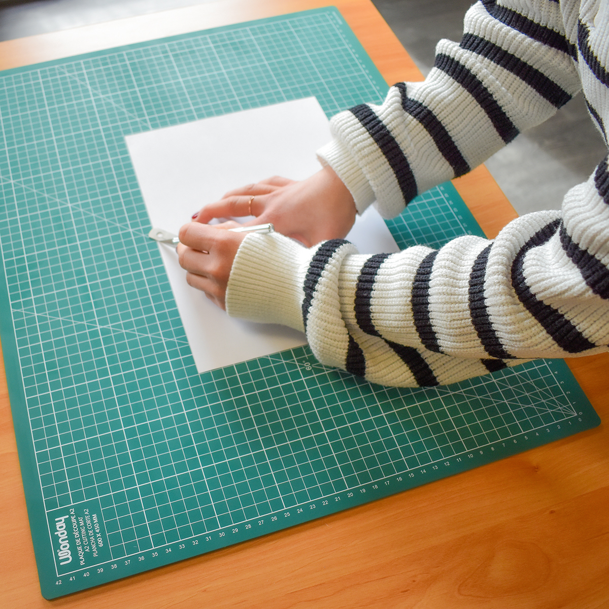 Plaque de découpe quadrillée 60 x 45 cm - Plaques de découpe-1