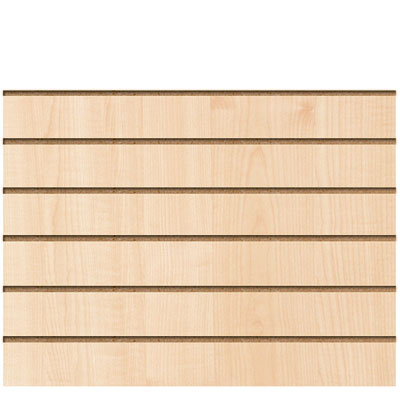 Panneau rainuré Érable, entraxe 15 cm - Ligne Memphis