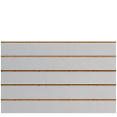 Panneau rainuré Gris clair, entraxe 15 cm - Ligne Memphis