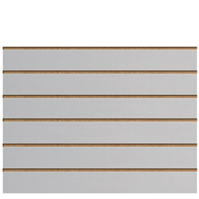 Panneau rainuré Gris clair, entraxe 15 cm - Ligne Memphis