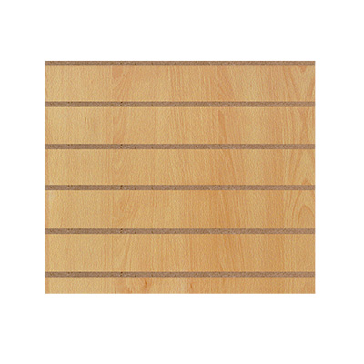 Panneau rainuré Hêtre Naturel, entraxe 15 cm - Fonds rainurés Ligne Store