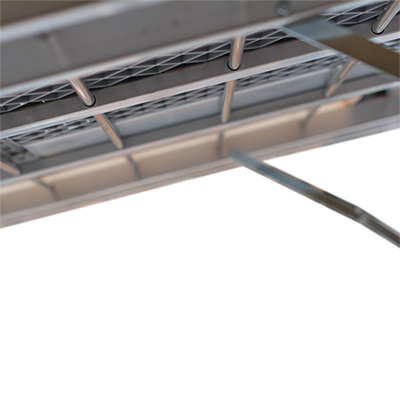 Table de marché inclinée alu, table de maraicher 150 x 120 x 85/58 cm - Etalages de marché-3