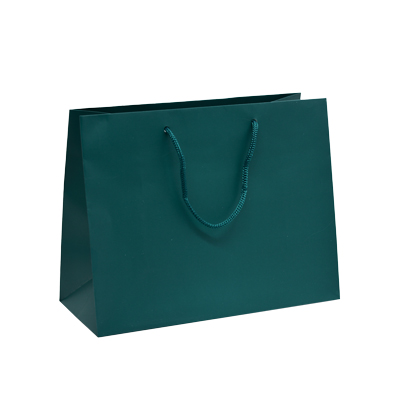 Sacs pelliculés à l'italienne bleu wendy mat - Petit Modèle - Sacs pelliculés poignées cordelette