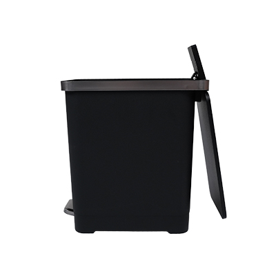 Poubelle professionnelle slim noire 10 L L 17,5 x P 29,5 x H 32 cm - Poubelles professionnelles-2