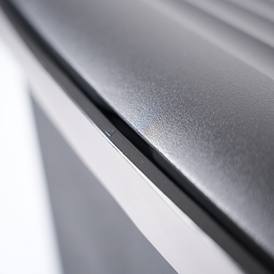 Poubelle à pédale 70 L noire L 45 x P 37,5 x H 65 cm - Poubelles professionnelles-2