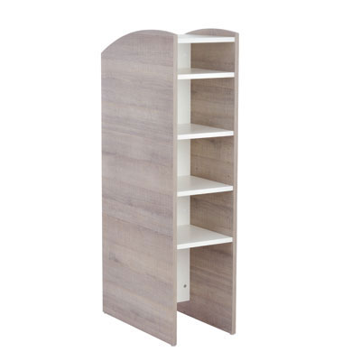 Etagère de liaison Global blanc / chêne authentique gris 30,8 x 58 x 125 cm - Comptoir Global