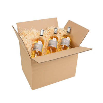 Caisse américaine carton, carton double cannelure 40x30x20/30cm, paquet de 10 - Caisses américaines cartons-4