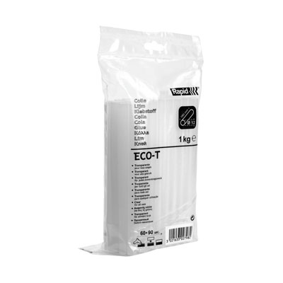 Bâton de colle transparente universelle ø 12 mm x 90 mm pour pistolet Esselte - Sachet d'1kg - Dévidoirs, adhésifs, colles