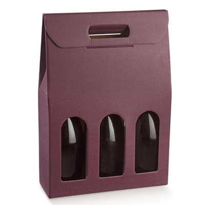 Boîtages 3 bouteilles - Coffrets pour bouteilles de vin, Boîtes pour bouteilles de vin