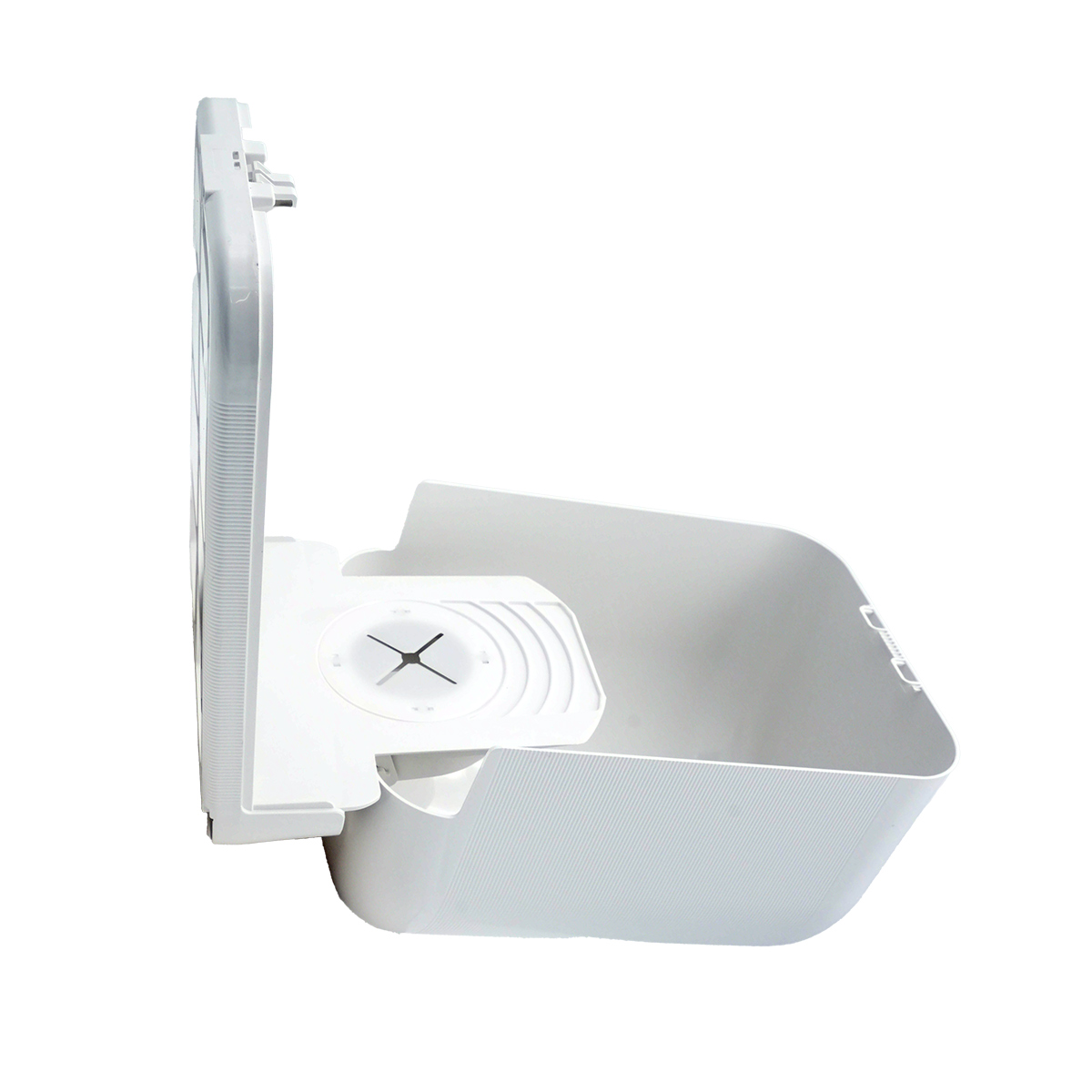 Distributeur de papier ABS ø 22 x H 31 cm - Blanc - Dévidoirs hygiène-3