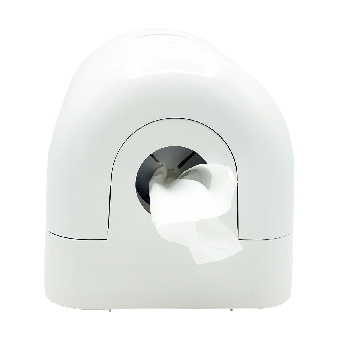 Distributeur de papier ABS ø 22 x H 31 cm - Blanc - Dévidoirs hygiène-5