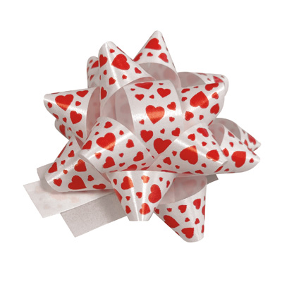 Étoiles adhésives Malo coeurs rouges - Étoiles adhésives, Noeuds à tirer