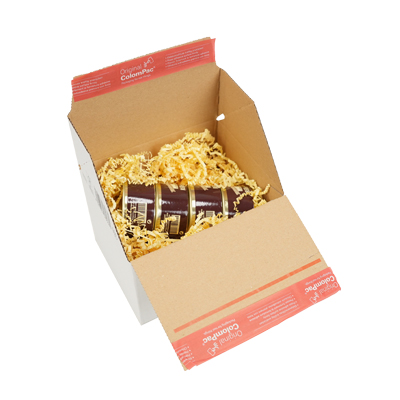 Carton à fond automatique - Blanc - L 18,9 x P 15,4 x H 13,1 cm - Paquet de 20 - Cartons d'expédition, Boîtes d'expédition-7