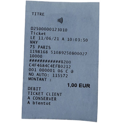 Bobine thermique Safe Contact - Rouleau TPE 57 x ø 40 mm x L 18 m, mandrin 12 mm - Lot de 20 - Rouleaux TPE, Bobines thermiques-1