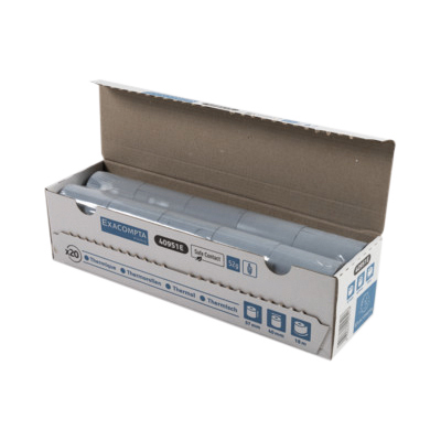 Bobine thermique Safe Contact - Rouleau TPE 57 x ø 40 mm x L 18 m, mandrin 12 mm - Lot de 20 - Rouleaux TPE, Bobines thermiques-4