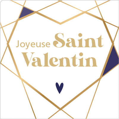 Étiquettes cadeaux adhésives Joyeuse St Valentin - Étiquettes cadeaux adhésives