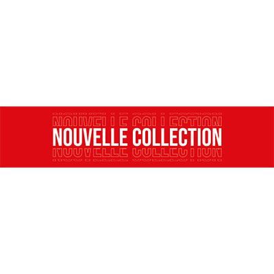Affiche Nouvelle collection horizontale 90 x 20 cm rouge/blanc - Affiches Nouvelle collection