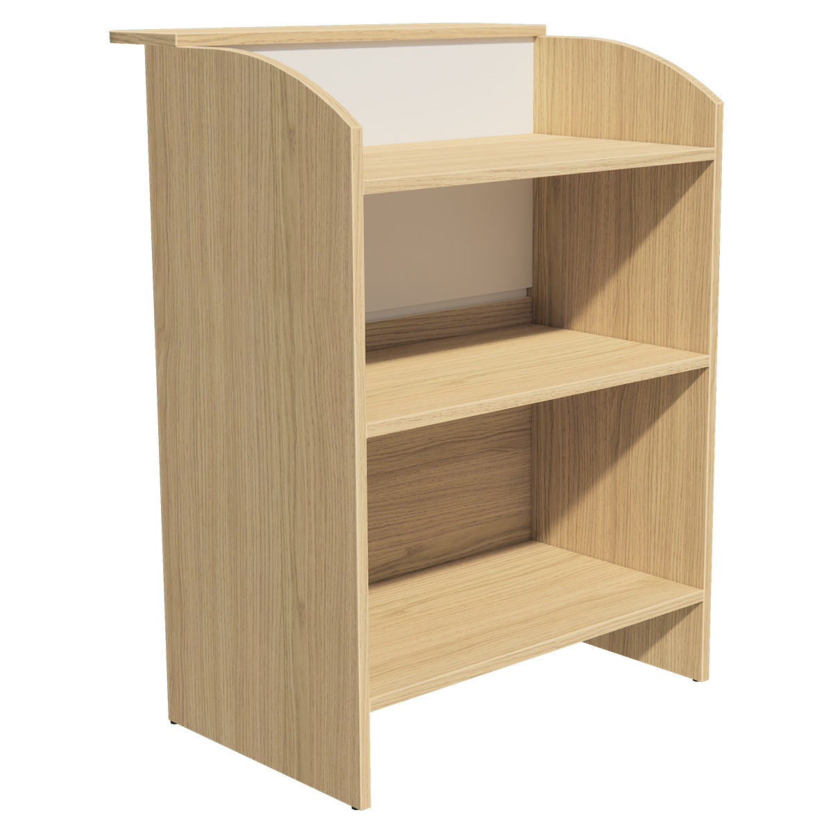 Comptoir d'accueil Chêne Vincenza - L 80 x H 112 cm - Comptoirs Easy-1