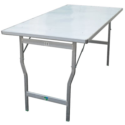 Table de marché pliante renforcée avec plateau 150 x 80 x 80 cm - Etalages de marché
