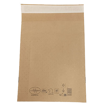 Pochettes matelassées à bulles kraft tri-couches (x50) - 15x25 cm - Pochettes d'envoi postal