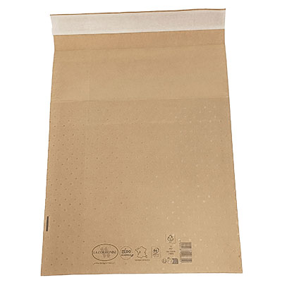 Pochettes matelassées à bulles kraft tri-couches (x50) - 15x25 cm - Pochettes d'envoi postal