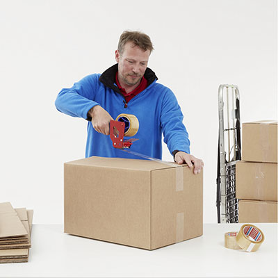 Ruban adhésif d'emballage Tesa transparent BOPP 50mm x 66m - Lot de 3 - Rubans adhésifs et dévidoirs-3