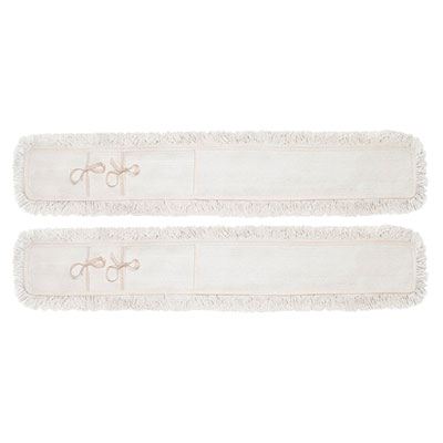 Paire de frange de rechange en coton pour balai ciseaux - Lavage sols
