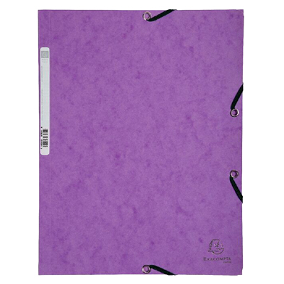 Chemise à élastique 3 rabats 24 x 32 cm pour 250 feuilles - Chemises