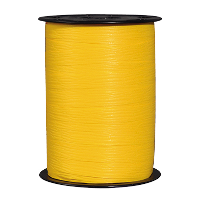 Bolduc mat jaune moutarde Matline 10 mm x 250 m polypropylène - Bolducs unis