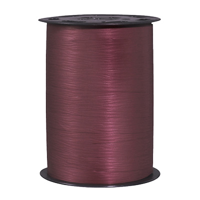 Bolduc mat bordeaux 10 mm x 250 m polypropylène - Bolducs unis