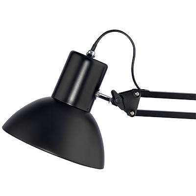 Lampe de bureau LED Unilux Success pince et socle noire - Ergonomie bureautique -3