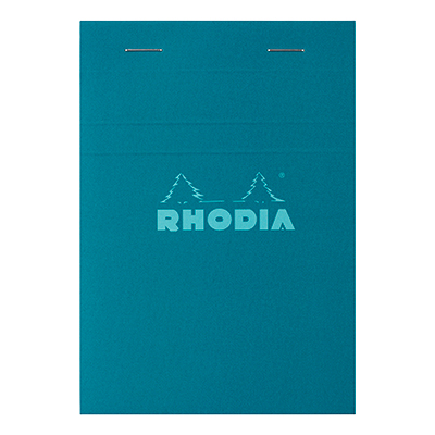 Bloc note agrafé Rhodia Reflets Pastel N°13 5/5 - 80 feuillets - 14,5 x 10,3 cm - Cahiers et blocs notes-2