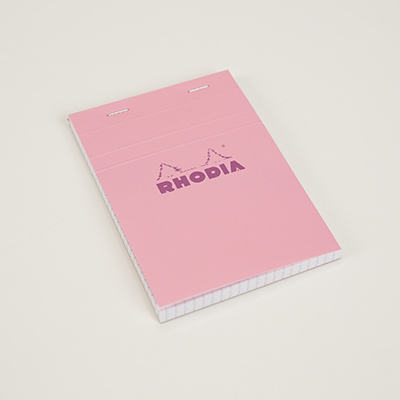 Bloc note agrafé Rhodia Reflets Pastel N°13 5/5 - 80 feuillets - 14,5 x 10,3 cm - Cahiers et blocs notes-4