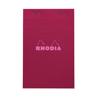 Bloc note agrafé Rhodia Reflets Pastel N°14 5/5 - 80 feuillets - 17 x 11 cm - Cahiers et blocs notes-1